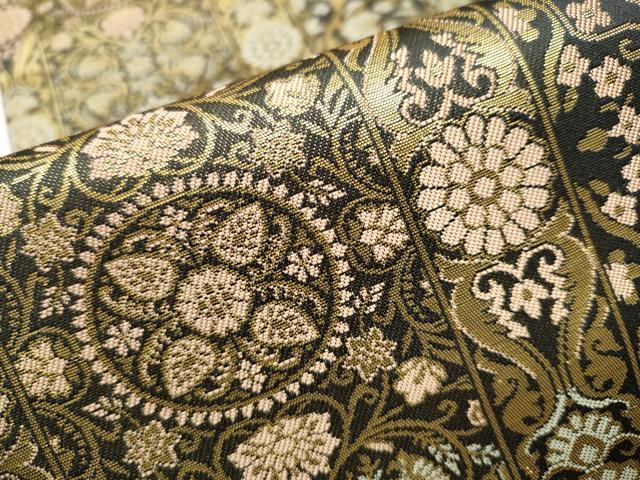 平和屋着物○西陣織 陰山織物謹製 箔屋清兵衛 六通柄袋帯