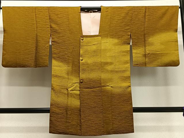 平和屋着物＃京友禅作家　山科春宣　道行コート　霞文　暈し染め　ロング丈　正絹　逸品　CAAX7888ua