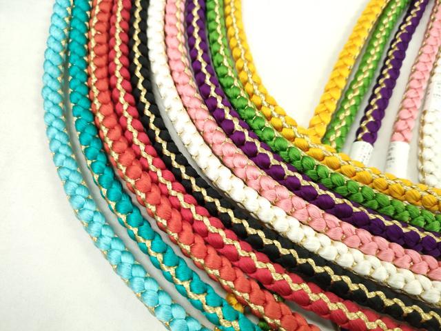 平和屋着物○和装小物 振袖用飾り付き帯締め10本セット 飾り結び