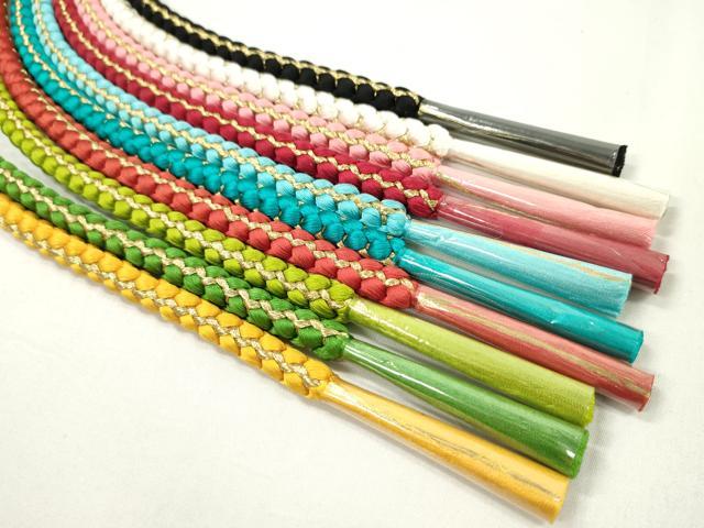 平和屋着物○和装小物 振袖用飾り付き帯締め10本セット 飾り結び