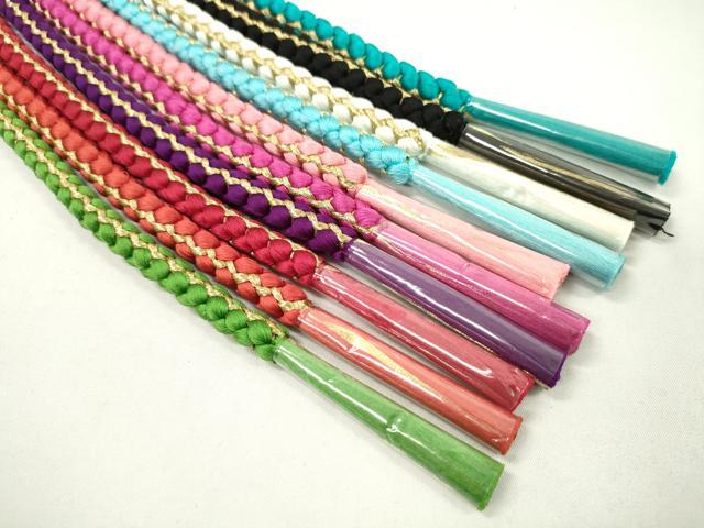 平和屋着物○和装小物 振袖用飾り付き帯締め10本セット 飾り結び