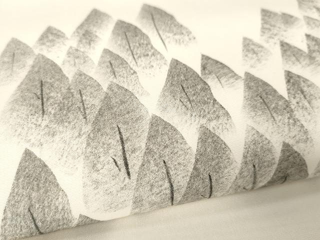 平和屋着物○塩瀬 太鼓柄袋帯 作家物 手描き 樹林文 正絹 逸品 CAAX9237yk