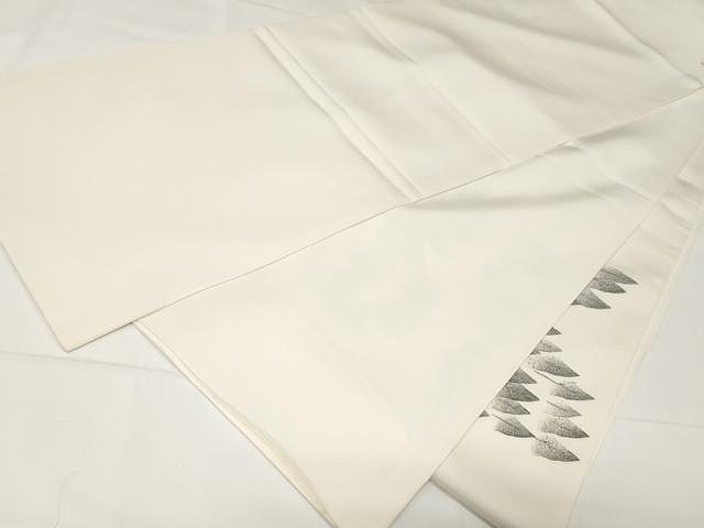 平和屋着物○塩瀬 太鼓柄袋帯 作家物 手描き 樹林文 正絹 逸品 CAAX9237yk