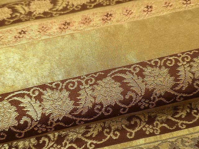 平和屋着物○西陣織 陰山織物謹製 伝統工芸士 箔屋清兵衛 太鼓