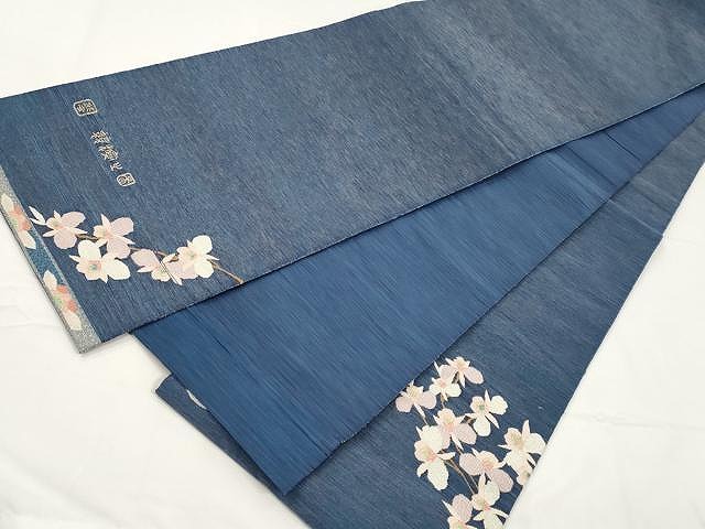 平和屋着物●極上　手織綴れ　山鹿清華　太鼓柄袋帯　鳳凰　胡蝶蘭　金銀糸　正絹　逸品　CAAX9483yk 平和屋着物○極上 手織綴れ 山鹿清華 太鼓柄袋帯 鳳凰 胡蝶蘭 金