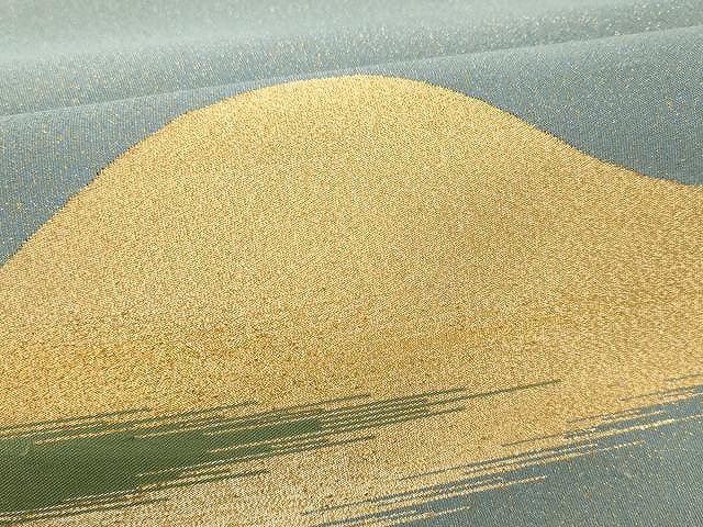 平和屋着物○綴れ 太鼓柄袋帯 遠山文 金銀糸 正絹 逸品 CAAX9506yk