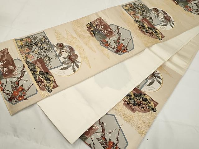 平和屋着物○西陣 「美しいキモノ」お馴染みのメーカー となみ織物 六通柄