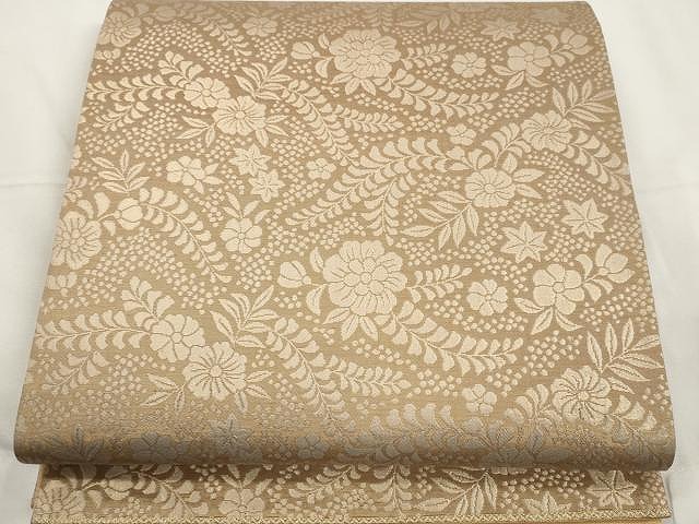 平和屋着物●全通柄袋帯　辻が花　金糸　正絹　逸品　CAAX9515yk