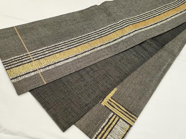 平和屋着物▽スリーシーズン　春夏秋　六通柄袋帯　吉祥文　金銀糸　正絹　逸品　CAAX9556yk_5