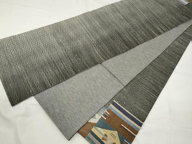 平和屋着物▽スリーシーズン　春夏秋　太鼓柄袋帯　すくい織　吉祥文　正絹　逸品　CAAX9576yk_5