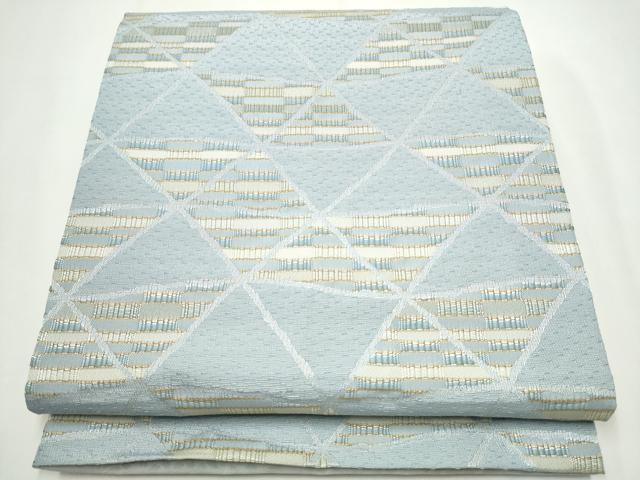 平和屋着物●両面　全通柄袋帯　抽象文　正絹　逸品　CAAY2429hy