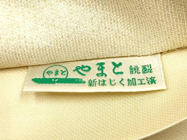 平和屋着物○六通柄袋帯 唐織 楽器花鳥文 金銀糸 やまと誂