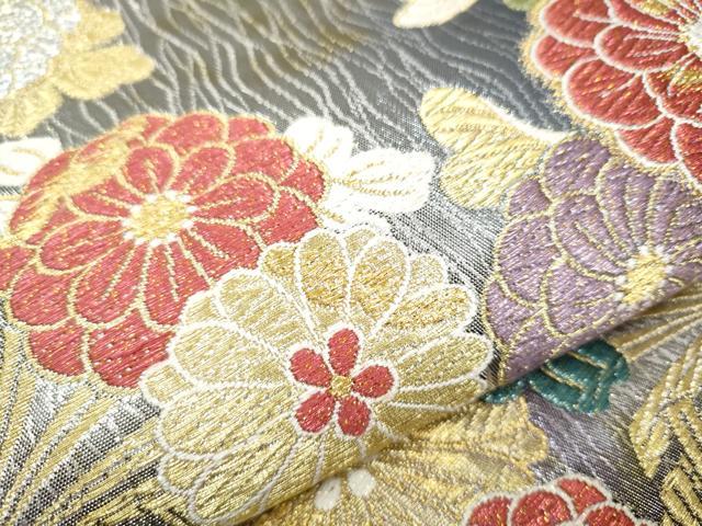 平和屋着物○六通柄袋帯 煌彩辻が花 金銀糸 正絹 逸品 CAAY2553hy
