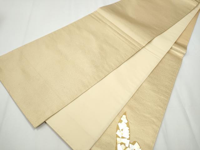 平和屋着物●太鼓柄袋帯　流水箔散らし文　金銀彩　正絹　逸品　CAAY2583hy 平和屋着物○太鼓柄袋帯 流水箔散らし文 金銀彩 正絹 逸品 CAAY2583hy