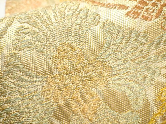 平和屋着物○三風魯・堀江三郎 六通柄袋帯 花唐草文