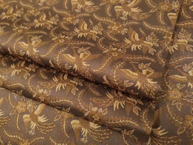 平和屋着物●全通柄袋帯　花鳥文　正絹　逸品　CAAY2674hy