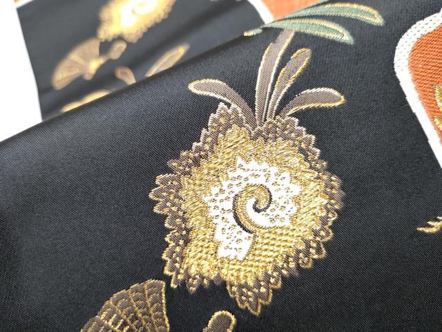 平和屋着物○六通柄袋帯 永楽善五郎好み 貝合せ飛鶴吉祥