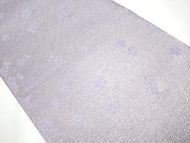 平和屋着物○六通柄袋帯 舞桜文 金銀糸 正絹 逸品 CAAY2751hy