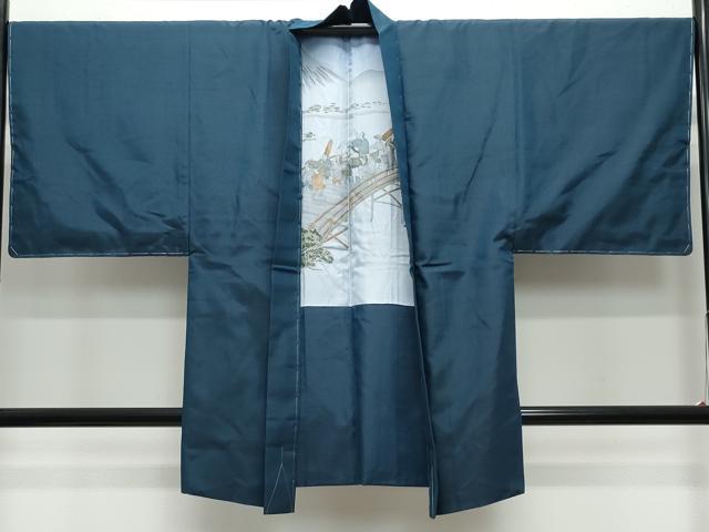平和屋着物○男性 紬 アンサンブル 褐返色 正絹 逸品 未使用 CAAY2802vf 
