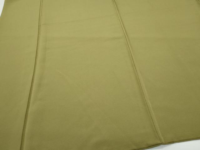 平和屋着物○上質な色無地 国防色 正絹 逸品 CAAY2810vf 色無地