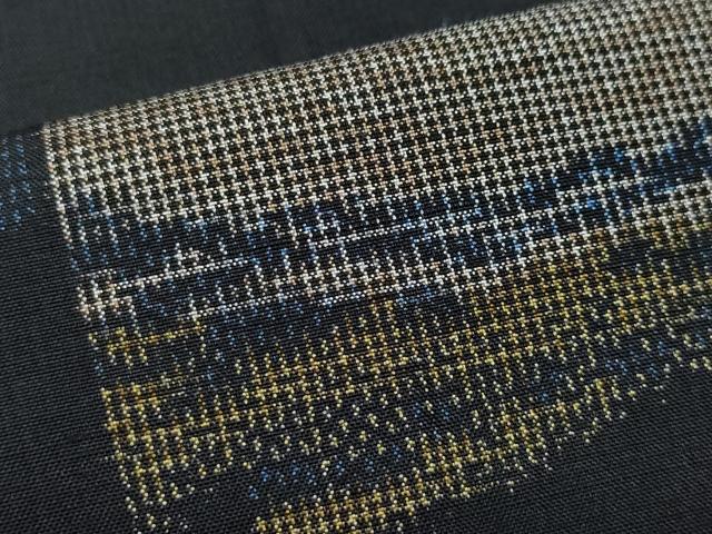 平和屋着物○本場大島紬 7マルキ 色紙重ね文 正絹 逸品 CAAY2821vf