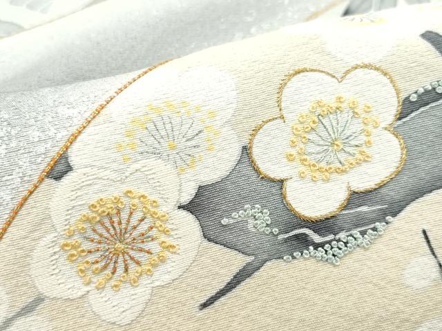 平和屋着物○銀座きしや 中国三大刺繍 相良刺繍 駒刺繍