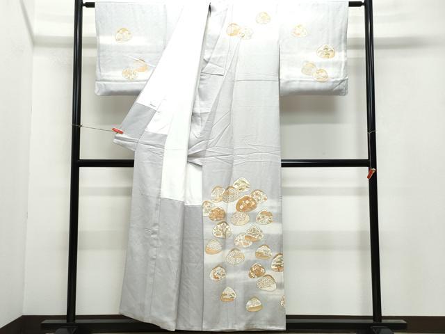 平和屋着物○創業460年・千總 訪問着 駒刺繍 貝合わせ宝尽くし