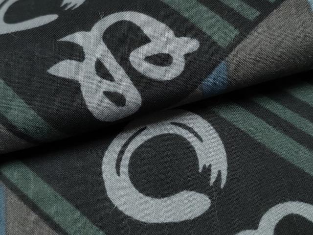 平和屋着物∴夏物　男性　浴衣　かまわぬ　鎌輪奴　綿　逸品　CAAY4461ng