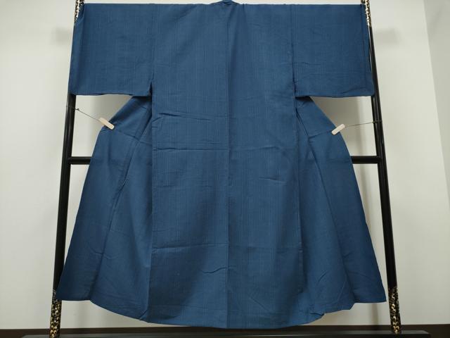 平和屋着物∴夏物　男性　阿波しじら織　浴衣　縞　綿　逸品　CAAY4462ng_1