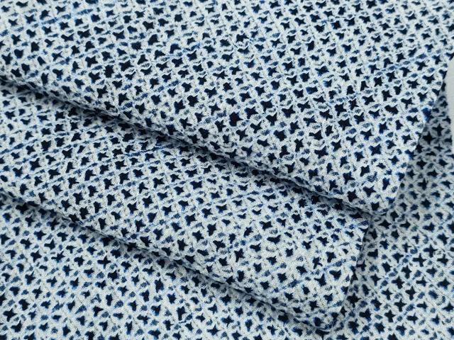 平和屋着物∴夏物　男性　浴衣　有松鳴海絞り　三浦絞り　綿　逸品　CAAY4494ng