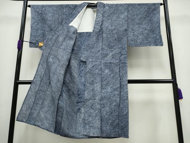 平和屋着物∴夏物　男性　浴衣　有松鳴海絞り　三浦絞り　斜線文　綿　逸品　CAAY4546ng_1
