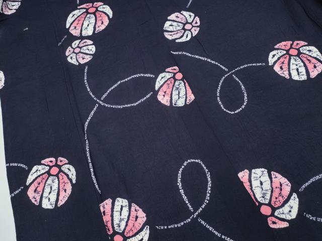 平和屋着物∴夏物　浴衣　有松鳴海絞り　鞠　綿　逸品　未使用　CAAY4564ng 平和屋着物∴夏物 浴衣 有松鳴海絞り 鞠 綿 逸品 未使用 CAAY4564ng