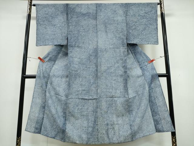 平和屋着物∴夏物　男性　浴衣　有松鳴海絞り　三浦絞り　綿　逸品　CAAY4572ng_1