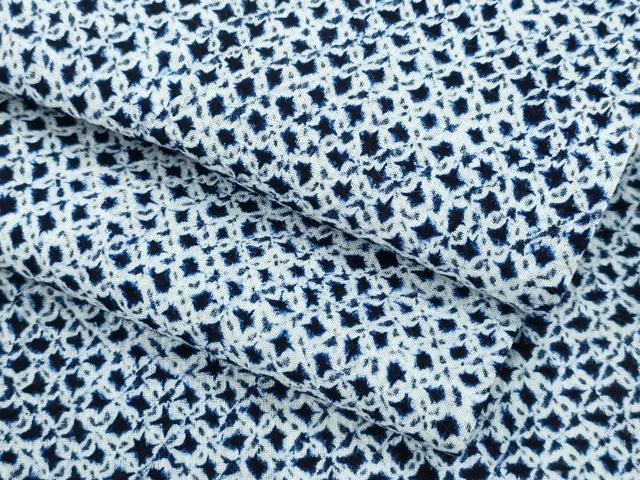 平和屋着物∴夏物　男性　浴衣　有松鳴海絞り　三浦絞り　綿　逸品　CAAY4580ng