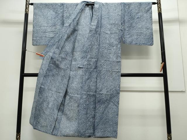 平和屋着物∴夏物　男性　浴衣　有松鳴海絞り　三浦絞り　綿　逸品　CAAY4625ng_2
