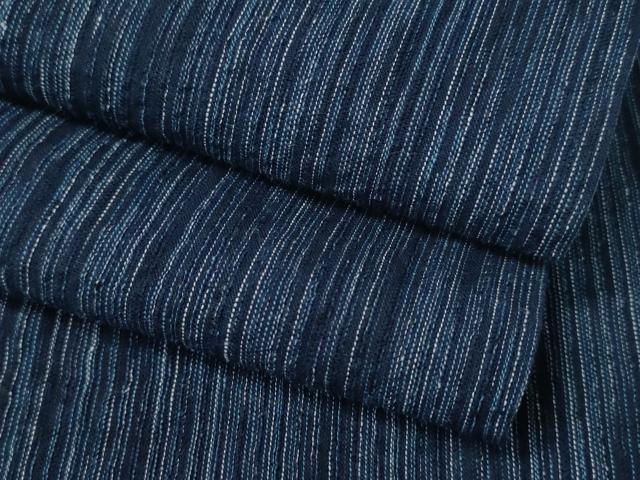 平和屋着物∴夏物　阿波しじら織　浴衣　縞　逸品　CAAY4695ng