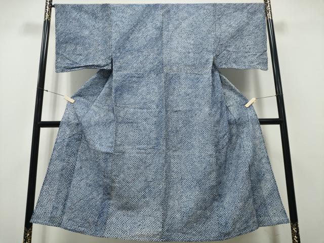 平和屋着物∴夏物　男性　浴衣　有松鳴海絞り　三浦絞り　綿　逸品　CAAY4791ng_1