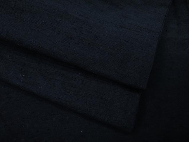 平和屋着物●男性　紬　留紺色　正絹　逸品　CAAY4803ut