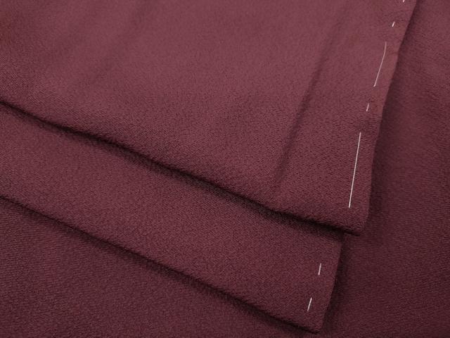 平和屋着物●上質な色無地　浅蘇芳色　正絹　逸品　未使用　CAAY4821ut