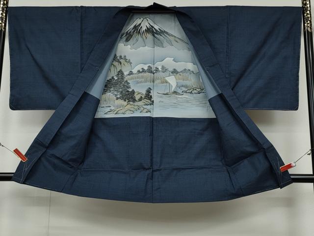 平和屋着物●男性　本場大島紬　アンサンブル・長襦袢セット　袷　100亀甲　総詰め　正絹　逸品　CAAY4826ut 平和屋着物○男性 本場大島紬 アンサンブル・長襦袢セット 袷 100亀甲