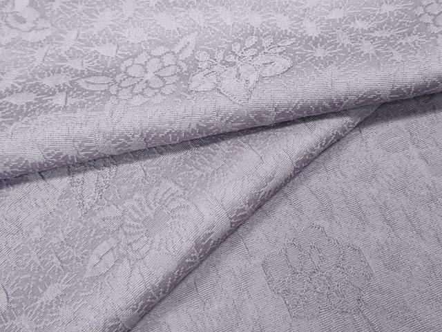 平和屋着物●上質な色無地　草花地紋　紅藤色　正絹　逸品　CAAY4840ut