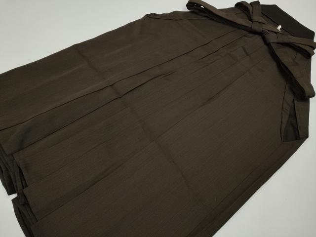 平和屋着物●男性　馬乗り袴　縞　正絹　逸品　CAAY4845ut