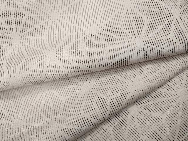 平和屋着物●上質な紬　麻の葉文様　正絹　逸品　CAAY4910ut