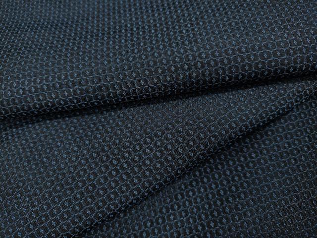 平和屋着物●男性　紬　80亀甲　正絹　逸品　CAAY4922ut