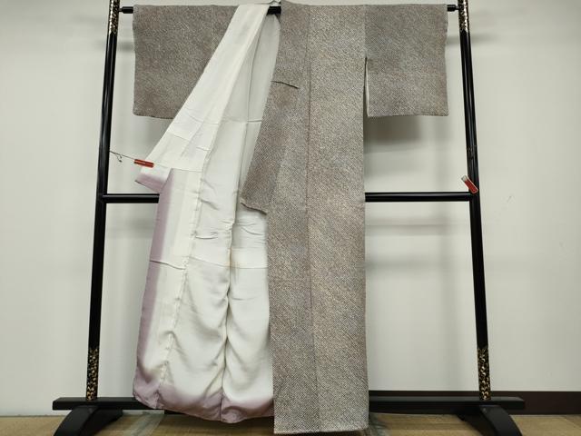 平和屋着物●大変加工の良い総絞り小紋　正絹　逸品　CAAY4924ut 平和屋着物○大変加工の良い総絞り小紋 正絹 逸品 CAAY4924ut