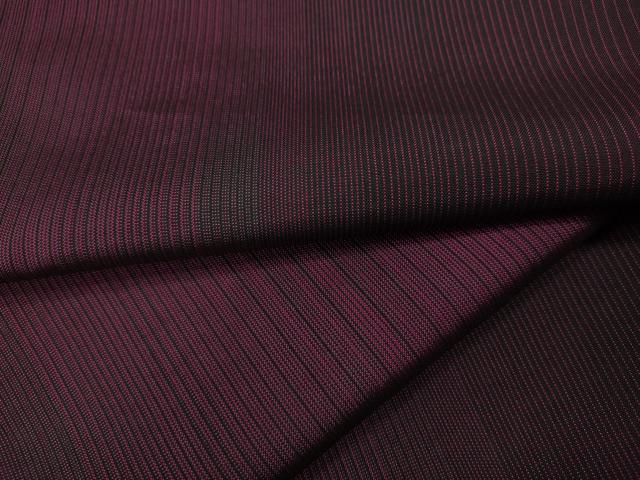 平和屋着物●本場縞大島紬　縞　正絹　逸品　CAAY4964ut