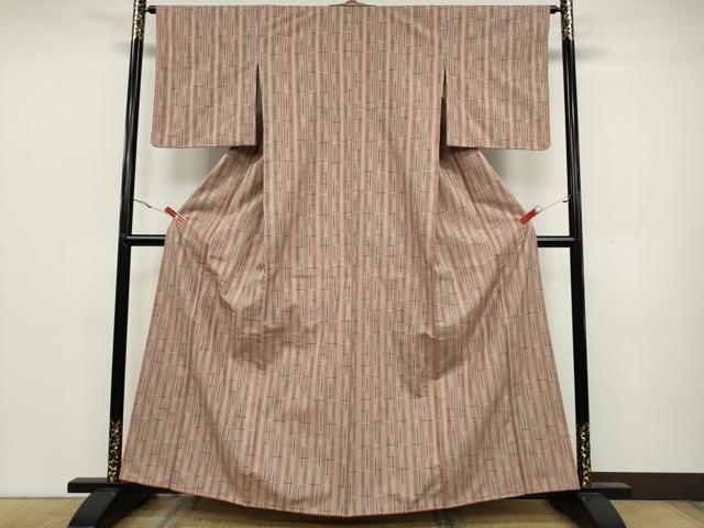 平和屋着物○上質な紬 吉祥間道 正絹 逸品 CAAY5050ut