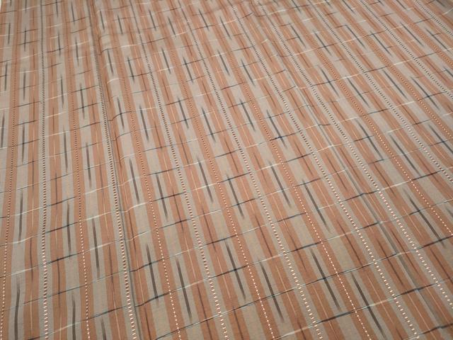 平和屋着物○上質な紬 吉祥間道 正絹 逸品 CAAY5050ut