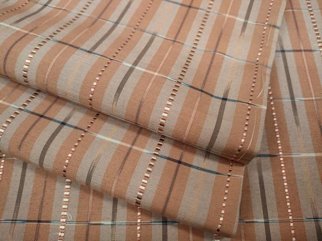 平和屋着物●上質な紬　吉祥間道　正絹　逸品　CAAY5050ut