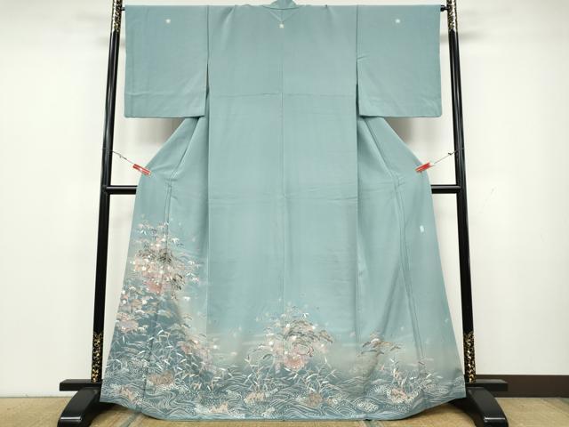 平和屋着物●豪華色留袖　作家物　御所解草花文　暈し染め　金彩　正絹　逸品　CAAY5088ut